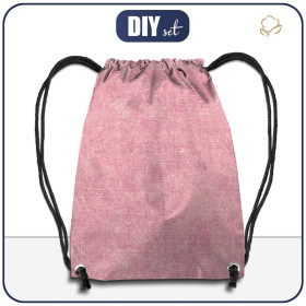 GYM BAG - ACID WASH / ROSE QUARTZ - sewing set