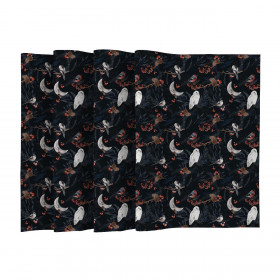 NAPKINS AND RUNNER - WINTER BIRDS pat. 2 (WINTER IN PARK) - sewing set