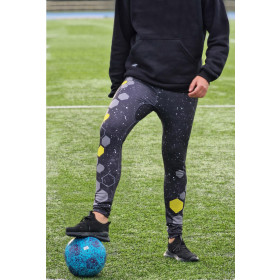 MEN’S THERMO LEGGINGS (JACK) - BLUE SPLATTER - sewing set