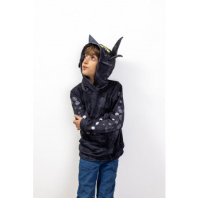 KID'S HOODIE (PARIS) - WHITE DRAGON - sewing set