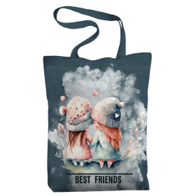 SHOPPER BAG - BEST FRIENDS / girls - sewing set