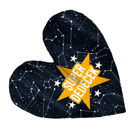 DECORATIVE PILLOW HEART - Super Dědeček / CONSTELLATIONS 