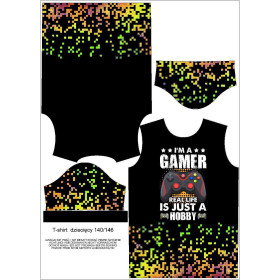 KID’S T-SHIRT - GAMER - sewing set (140/146)