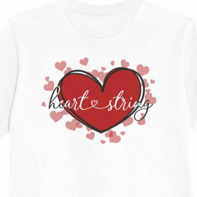 KID’S T-SHIRT - HEART STRING (HAPPY VALENTINE’S DAY) - single jersey