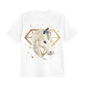 KID’S T-SHIRT - HORSE pat. 4 - single jersey