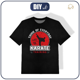 CHILDREN'S SPORTS T-SHIRT - KARATE TRAINING - sewing set