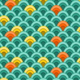 RAINBOW  - Cotton woven fabric