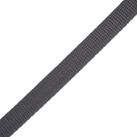 Webbing tape -  dark grey / Choice of sizes