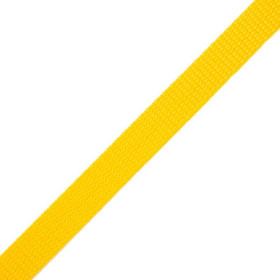 Webbing tape - canary yellow / Choice of sizes