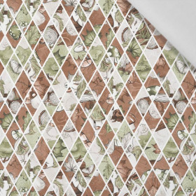 FOREST DIAMONDS pat. 1  - Cotton woven fabric