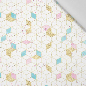 PASTEL MOSAIC (WONDERLAND) - Cotton woven fabric