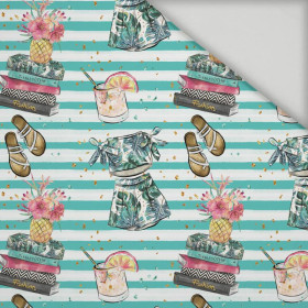SUMMER FASHION / STRIPES - quick-drying woven fabric