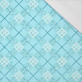 GLITTER CHECK (WONDERLAND) - single jersey with elastane 