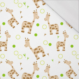 LITTLE GIRAFFES (ANIMAL GARDEN) - single jersey with elastane 