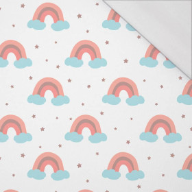 PASTEL RAINBOWS (PASTEL SKY) - single jersey with elastane 