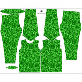 THERMO BOY'S SET (LUCAS) - PIXELS pat. 2 / green - sewing set