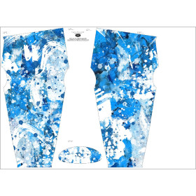 MEN’S THERMO LEGGINGS (JACK) - BLUE SPLATTER - sewing set