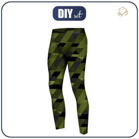 MEN’S THERMO LEGGINGS (JACK) - GEOMETRIC CAMOUFLAGE pat. 2 - sewing set