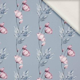 WATERCOLOR BOUQUET Pat. 3 - viscose woven fabric