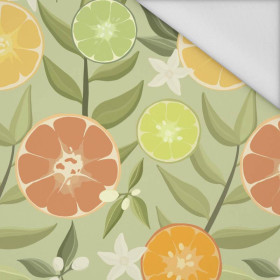 CITRUS no. 2 / green - Waterproof woven fabric