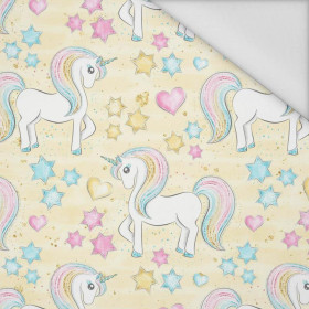 UNICORNS AND STARS (WONDERLAND) - Waterproof woven fabric