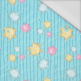 PASTEL STARS pat. 2 (WONDERLAND) - Waterproof woven fabric