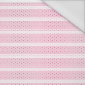 STRIPES ON DOTS  pat. 2 (PUMPKIN GARDEN) - Waterproof woven fabric