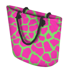 TOTE BAG - NEON SPOTS PAT. 4 - sewing set