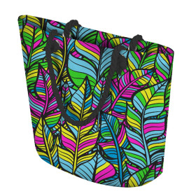 TOTE BAG - NEON LEAVES - sewing set