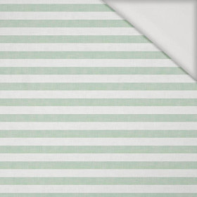 STRIPES 1x1 - acid white/ acid mint - Viscose jersey