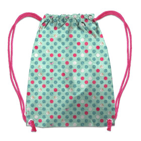 GYM BAG - GLITTER DOTS PAT 3 - sewing set