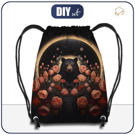 GYM BAG - GOTHIC BEAR - sewing set