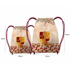 GYM BAG - COAT OF ARMS pat. 4 (MAGIC SCHOOL) - sewing set