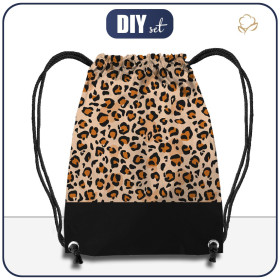 GYM BAG - LEOPARD / SPOTS - sewing set