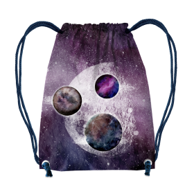 GYM BAG - PLANETS (GALAXY) - small