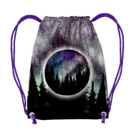 GYM BAG - THE NORTHERN LIGHTS (GALAXY) - sewing set