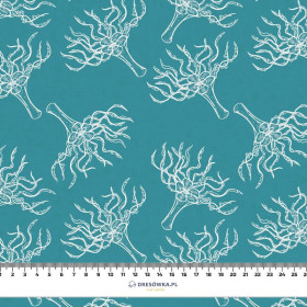 CORALS (BLUE PLANET) - Cotton woven fabric