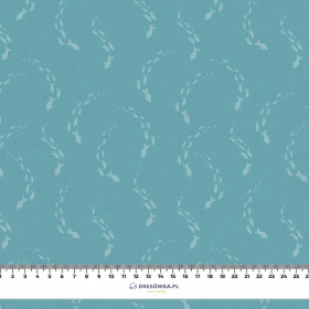 SHOAL pat. 2 (BLUE PLANET) - Waterproof woven fabric