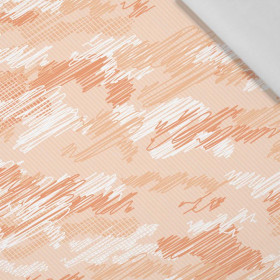 CAMOUFLAGE - scribble / orange - Cotton woven fabric