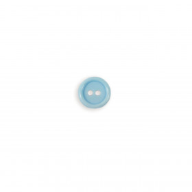 Button plastic 11mm baby blue