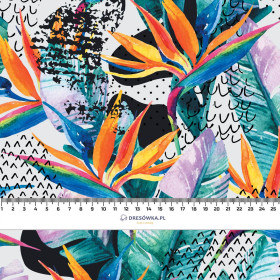 WATER-COLOR JUNGLE- Upholstery velour 