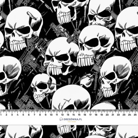 BAD SKULLS - Cotton woven fabric