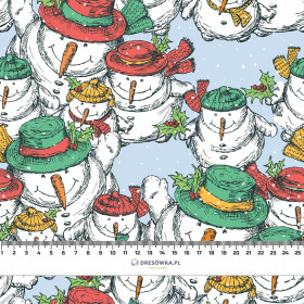 SNOWMEN IN CAPS - single jersey 