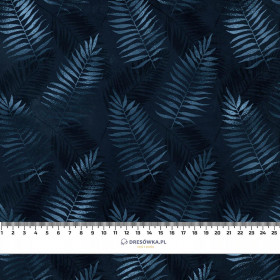 BLUE LEAVES pat .2 - brushed knitwear with elastane ITY
