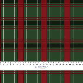 CHECK PAT.5 / green - Woven Fabric for tablecloths