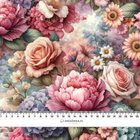 FLOWERS PAT. 2 - Cotton woven fabric