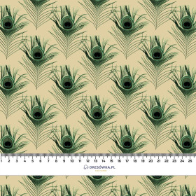 PEACOCK FEATHERS pat. 2 (SAFARI)- Upholstery velour 