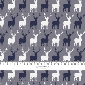 REINDEERS PAT. 4 (WINTER TIME) / grey - Waterproof woven fabric