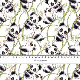 CHARMING PANDAS - looped knit fabric