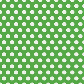 WHITE DOTS / green 